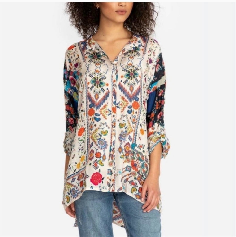 Johnny Was Blouse Miya Tunic View 6